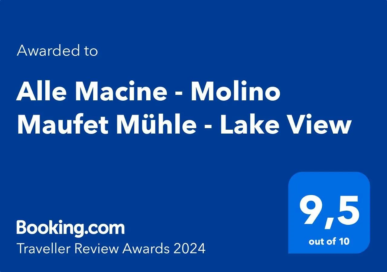 Apartman Alle Macine - Lake Como Heritage Home In Molino Maufet Watermill - Lake View Balcony Colico